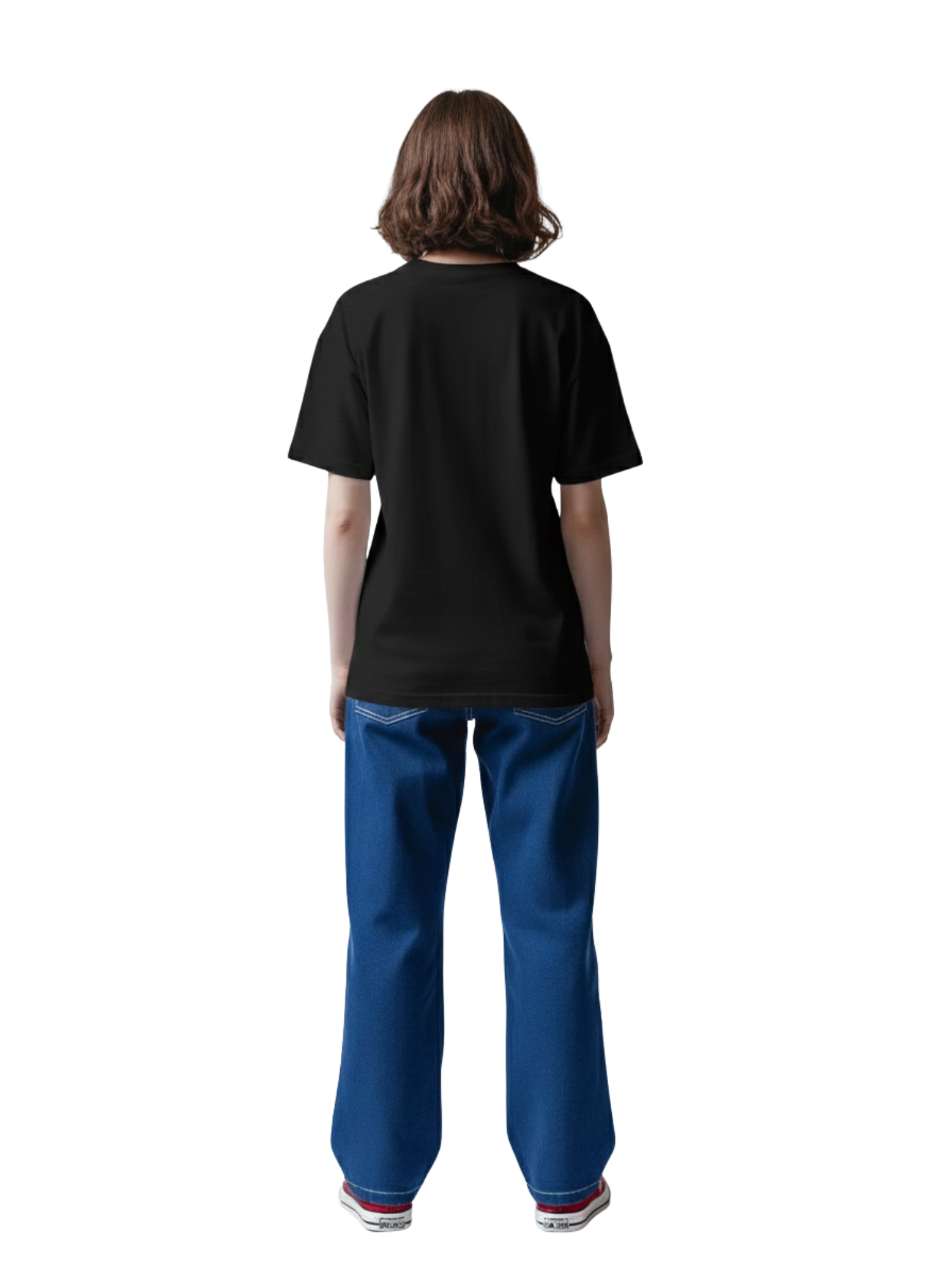 Oversized Black T-Shirt with Colorful Dreamcatcher Graphic – Premium 260 GSM Pure Cotton Unisex Tee
